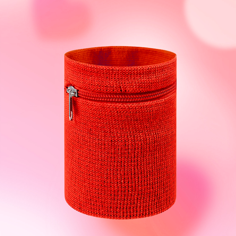 Volleyball Wrist Support with Zipper – Red image 2