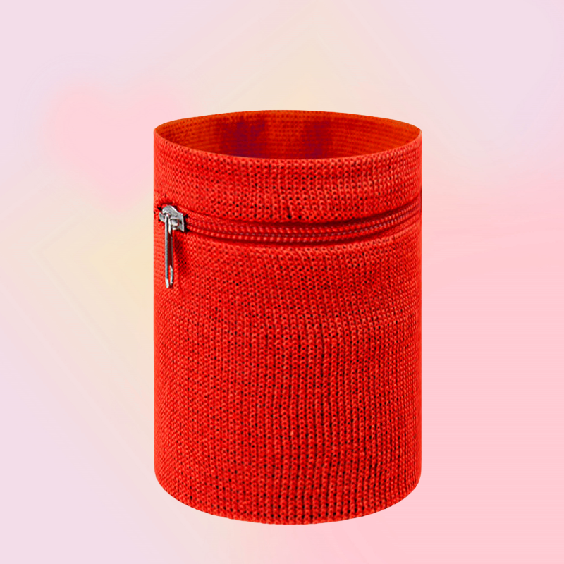 Volleyball Wrist Support with Zipper – Red image 3